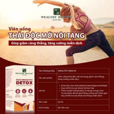 Maxi Organ Fat Detox thải độc mỡ nội tạng như thế nào?