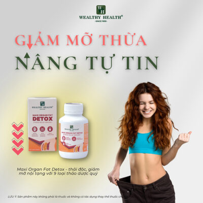 Giới thiệu viên uống thải độc mỡ nội tạng Úc Maxi Organ Fat Detox