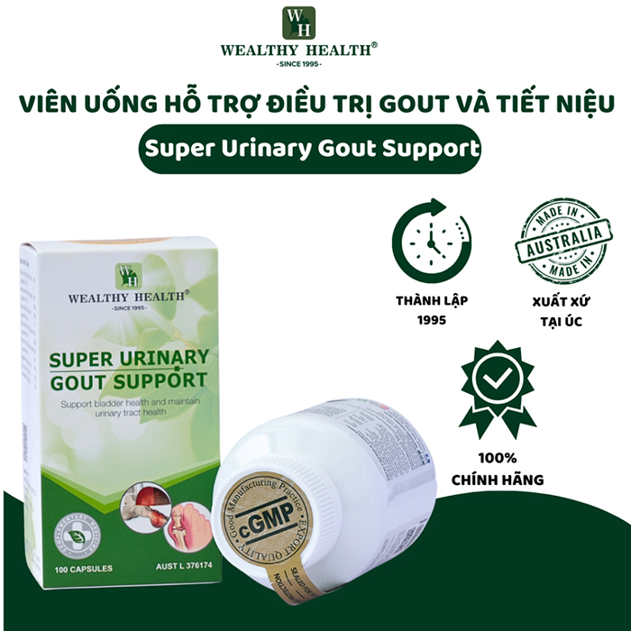 Viên Uống Hỗ Trợ Điều Trị Gout Và Tiết Niệu Super Urinary Gout Support