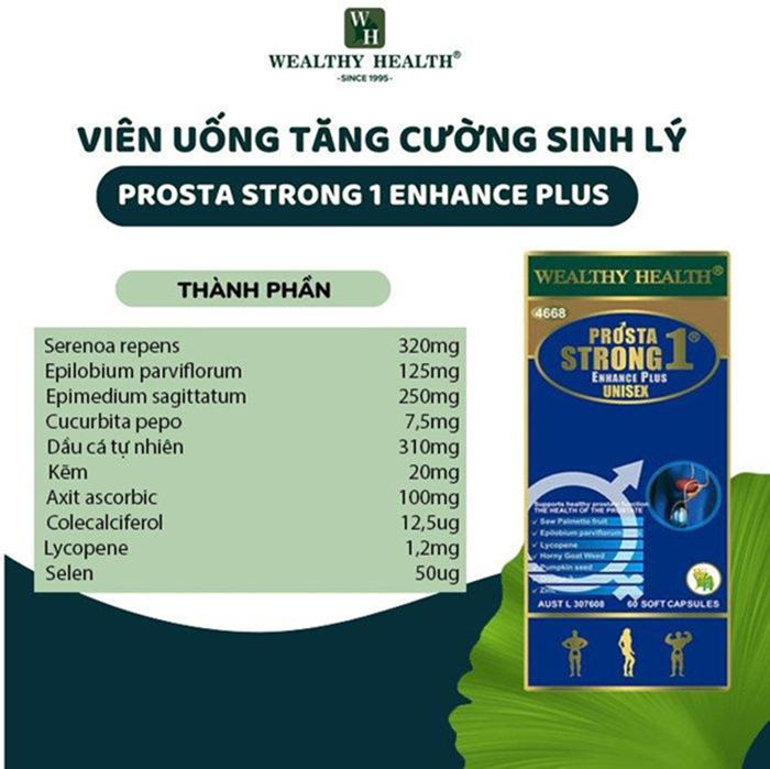 Viên Uống Hỗ Trợ Sinh Lý Prosta Strong 1 Enhance Plus