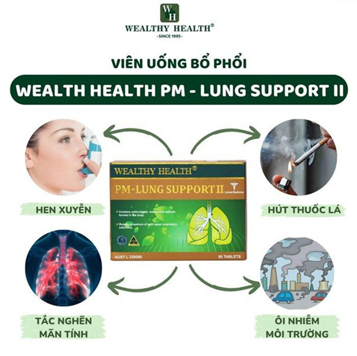 Viên Uống Bổ Phổi PM – LUNG SUPPORT II