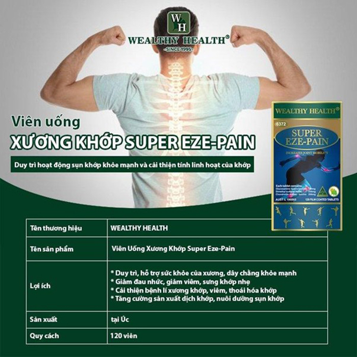 Viên Uống Xương Khớp Super Eze-Pain