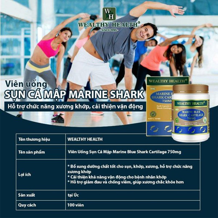 Marine Blue Shark Cartilage Wealthy Health