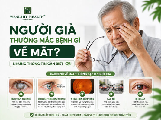 Người già thường mắc bệnh gì về mắt? Những thông tin cần biết