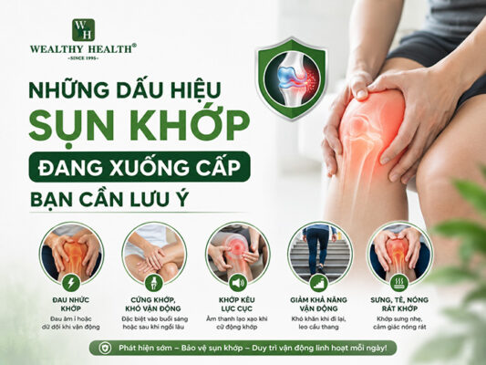 Những dấu hiệu sụn khớp đang xuống cấp bạn cần lưu ý