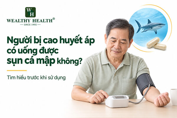 Người bị cao huyết áp có uống được sụn cá mập không?