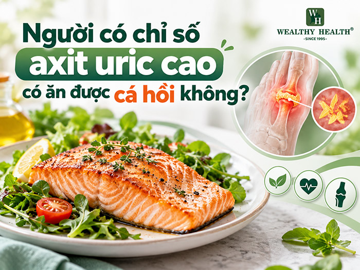 Người có chỉ số axit uric cao có ăn được cá hồi không?